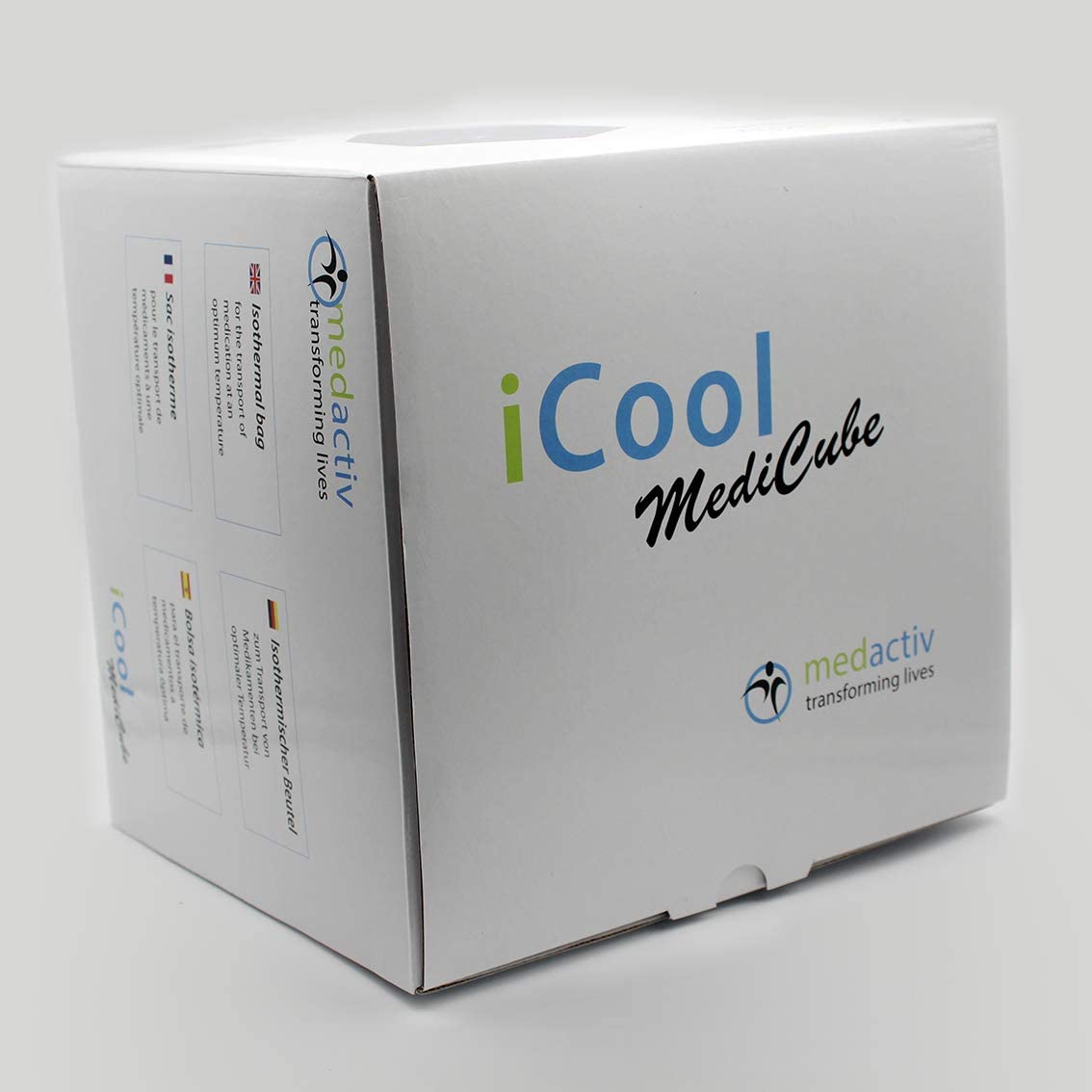 MedActiv iCool MediCube - Travel Bag For Fragile Medication (36 Hours Between 2 and 8 degrees C)